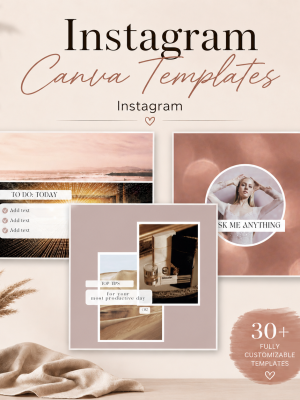 Instagram Canva Templates Pack