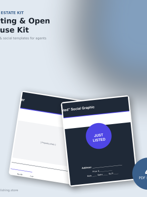Real Estate Listing & Open House Kit